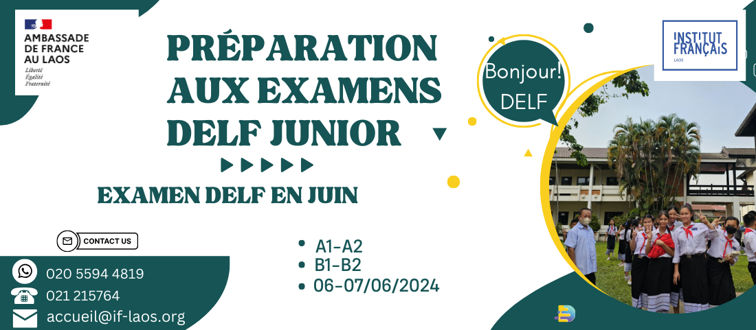 Cours de préparation aux examens du DELF