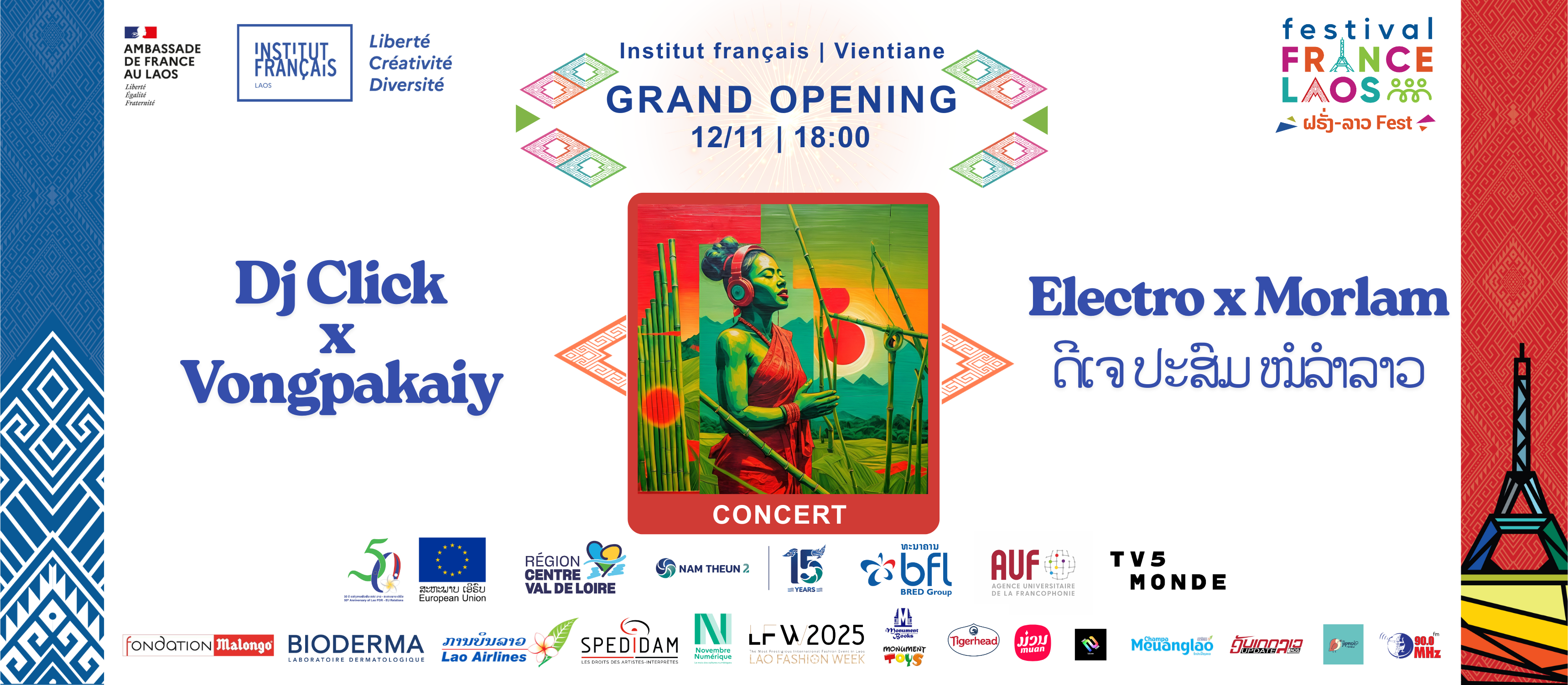 Grand opening festival France-Laos