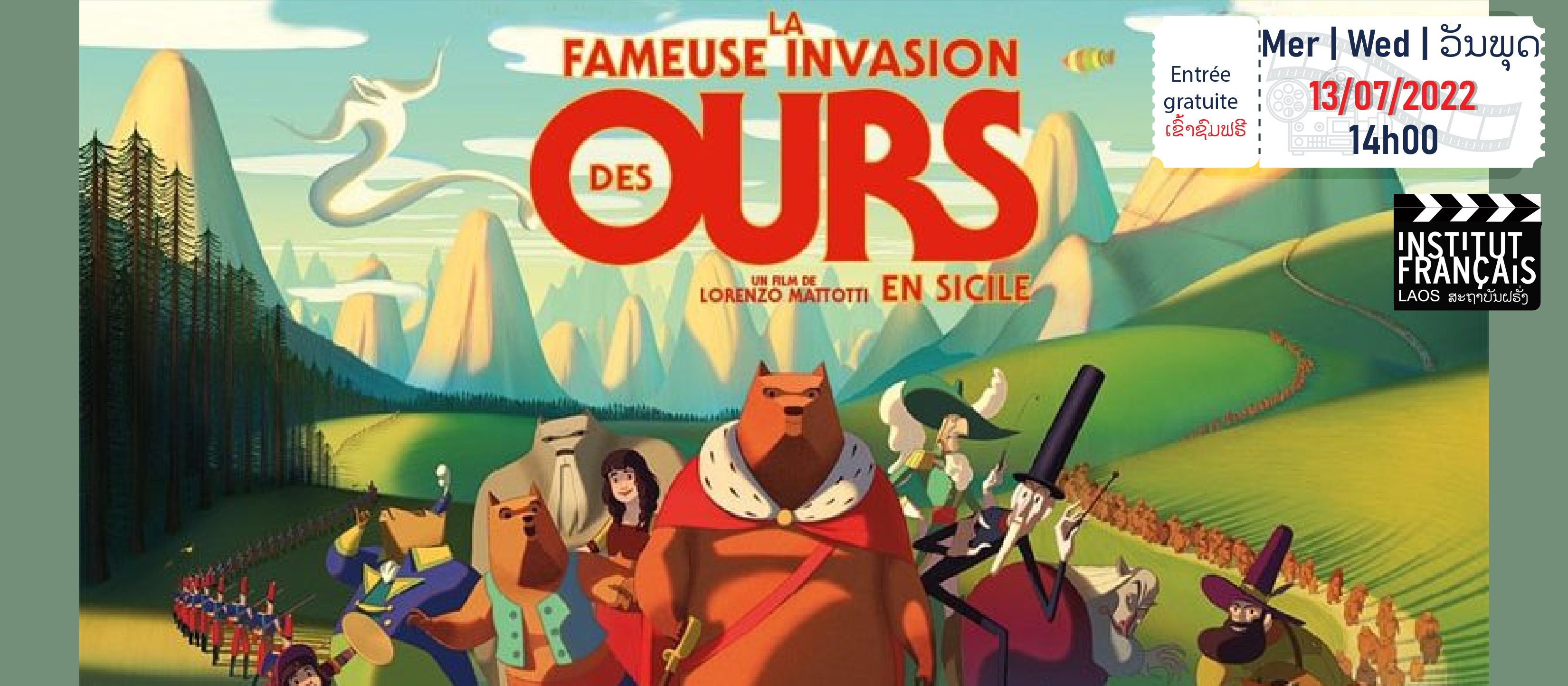 Film pour enfants : “La fameuse invasion des ours en Sicile”